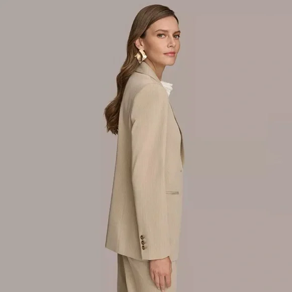 NWT 💎 Donna Karan pinstripe blazer - Picture 3 of 9